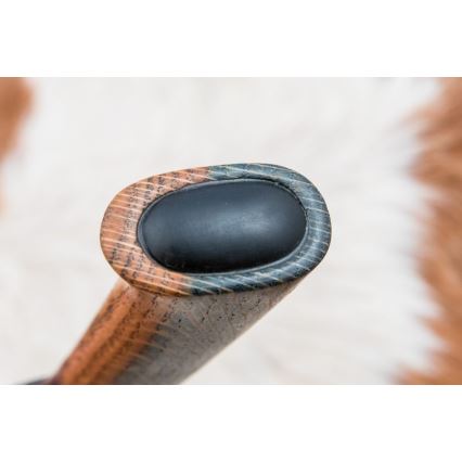 Couteau en acier de Damas unique 12,7 cm chêne/ébène