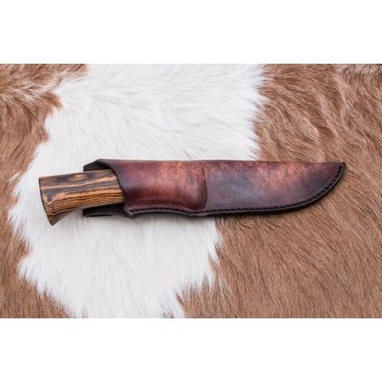 Couteau en acier de Damas unique 12 cm bocote/ébène