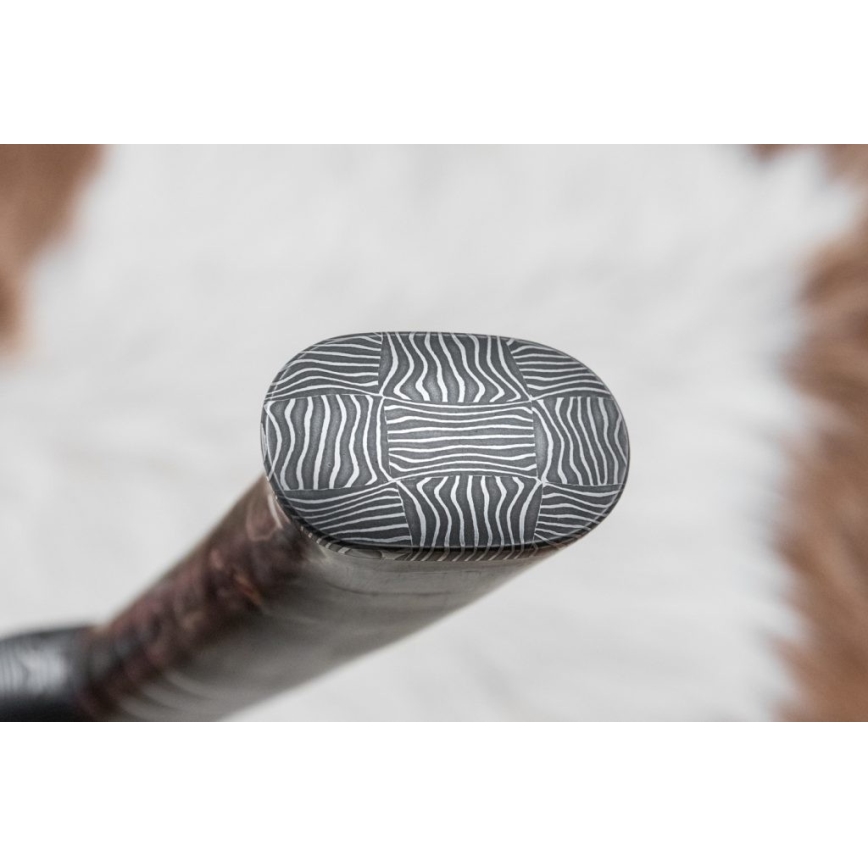 Couteau en acier de Damas unique 14 cm frêne