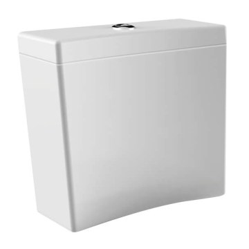 Creavit - Cassetta di scarico in ceramica per WC combinato, bianca