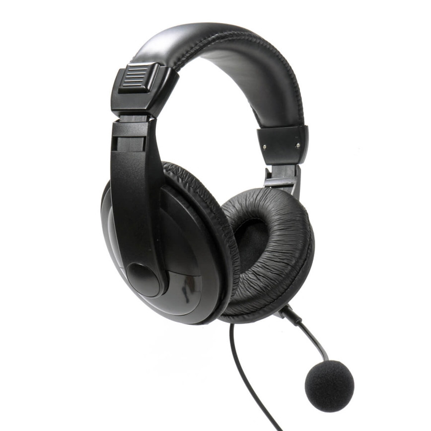 Cuffie con microfono USB nero