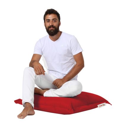 Cuscino da terra 70x70 cm rosso
