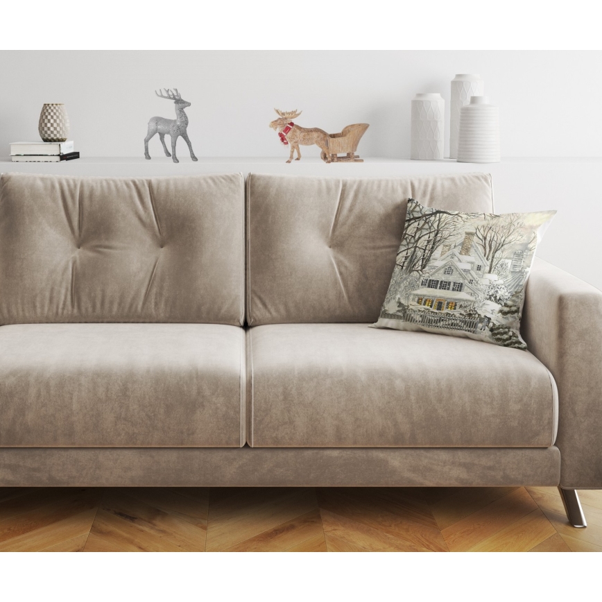 Cuscino decorativo 43x43 cm beige