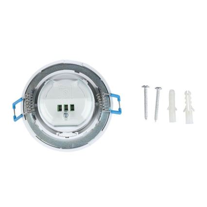 Da incasso sensore di movimento PIR 360° 400W/230V bianco