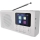 DAB DAB+ FM Radio 3W/5V/4xAA Weiß