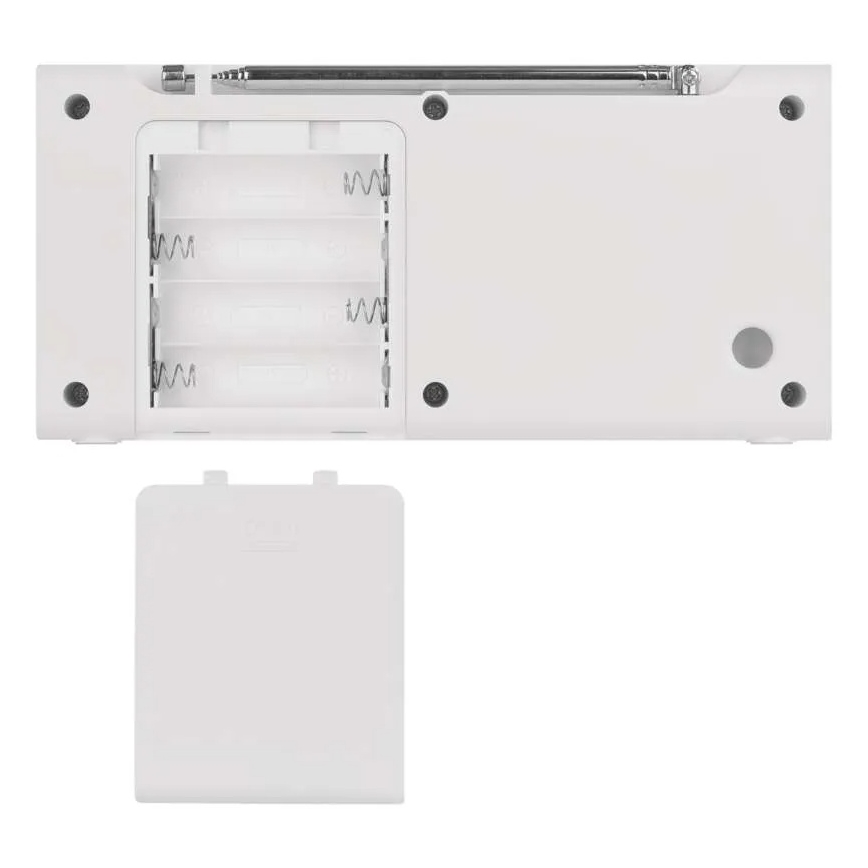 DAB DAB+ FM Radio 3W/5V/4xAA Weiß
