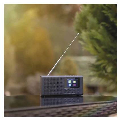 DAB DAB+ FM Radio 3W/5V/4xAA schwarz