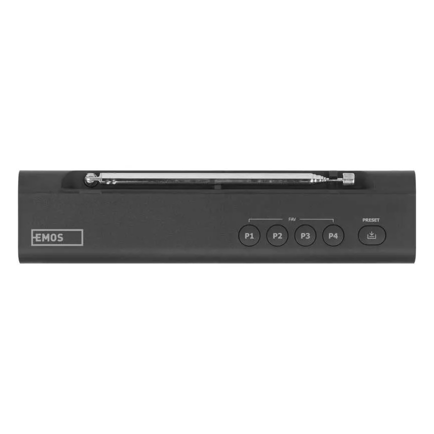 DAB DAB+ FM Radio 3W/5V/4xAA schwarz