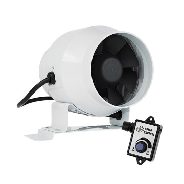 Dalap 24MF100 - Ventilateur de conduit à moteur économique avec régulateur de vitesse MF 100 EC 18W/230V