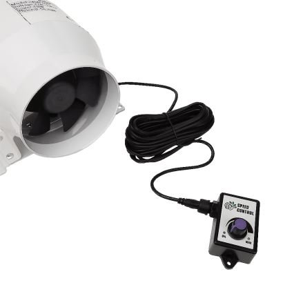 Dalap 24MF100 - Ventilateur de conduit à moteur économique avec régulateur de vitesse MF 100 EC 18W/230V