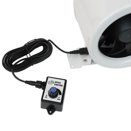 Dalap 24MF125 - Rohrventilator mit energiesparendem Motor und Drehzahlregler MF 125 EC 20W/230V