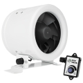 Dalap 24MF125 - Ventilatore canalizzato con motore a risparmio energetico e regolatore di velocità MF 125 EC 20W/230V