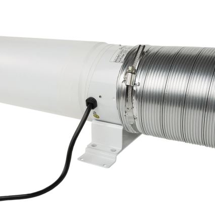 Dalap 24MF125 - Ventilatore canalizzato con motore a risparmio energetico e regolatore di velocità MF 125 EC 20W/230V