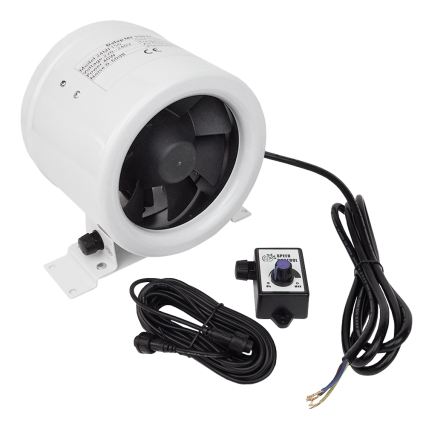 Dalap 24MF200 - Ventilateur de gaine à moteur économique et variateur de vitesse MF 200 EC 75W/230V