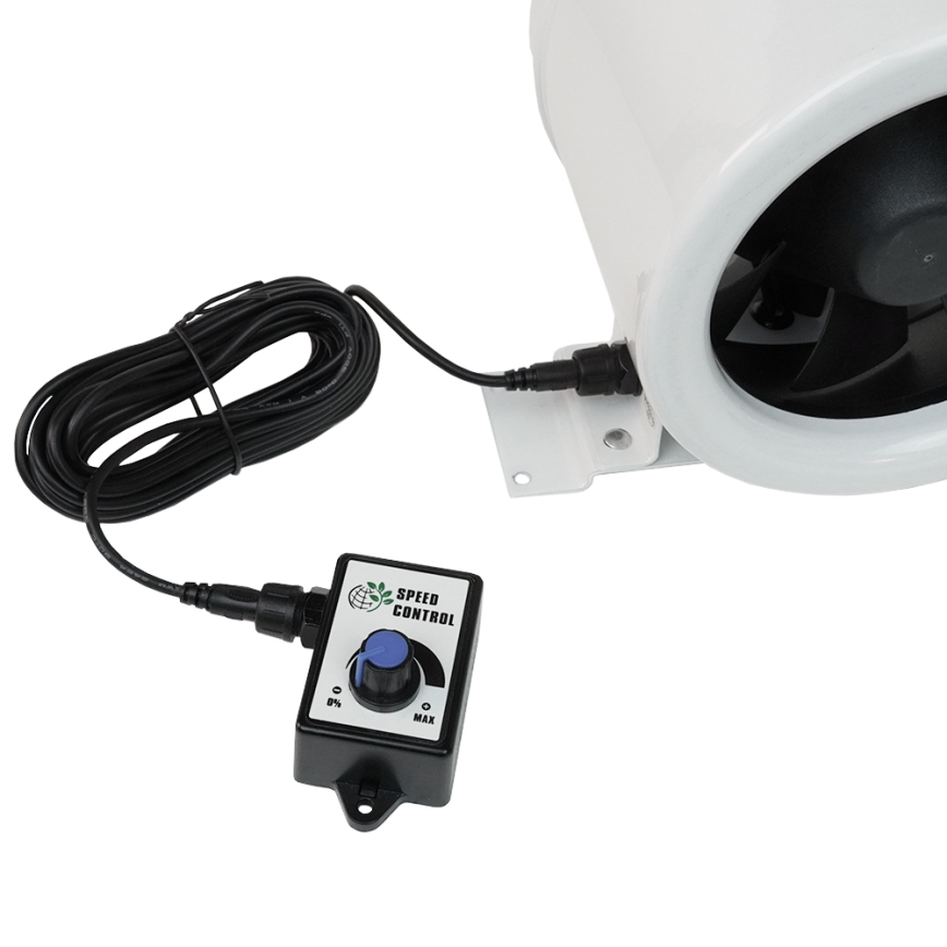 Dalap 24MF200 - Ventilatore da condotto con motore a risparmio energetico e regolatore di velocità MF 200 EC 75W/230V