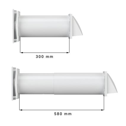 Dalap 24ZH01 - Wohnraum-Lüftungsgerät mit Wärmerückgewinnung HERO 9,4 W/230 V