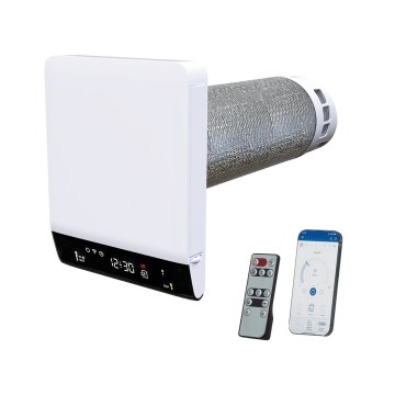 Dalap 25BP160 - Wohnraum-Lüftungsgerät BRISE 160 PROFI 22W/230V Wi-Fi + Fernbedienung