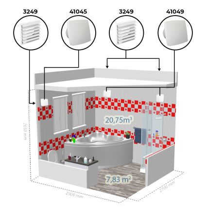 Dalap 41045 - Ventilateur axial 150 BF 30W/230V
