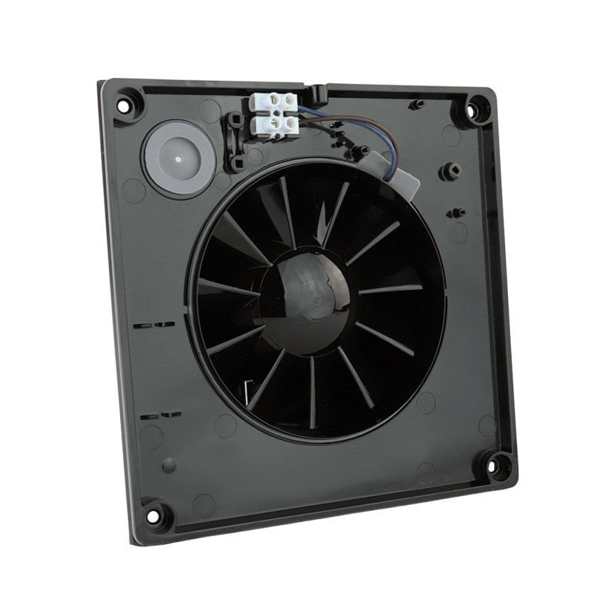 Dalap 41096ZW - Ventilateur axial temporisé 125 DARK ZW 10W/230V