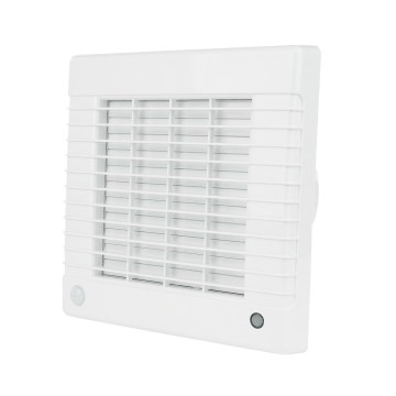 Dalap 41104 - Ventilateur axial avec volet automatique 100 LV 12 18W/12V