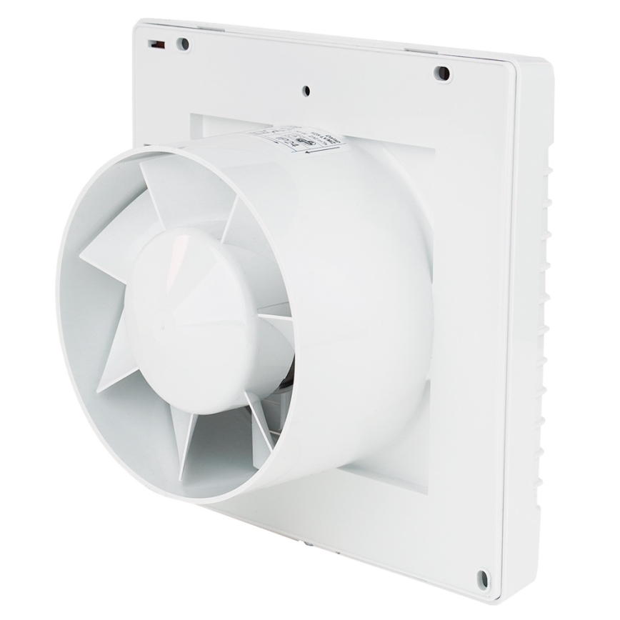 Dalap 41105 - Ventilateur axial avec volet automatique et minuterie 100 LVZ 12 18W/12V