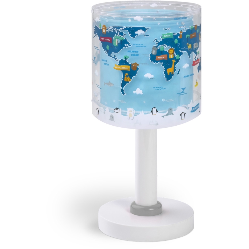 Dalber 40671 - Lampe LED pour enfant WORLD 1xG4/4W/230V bleue