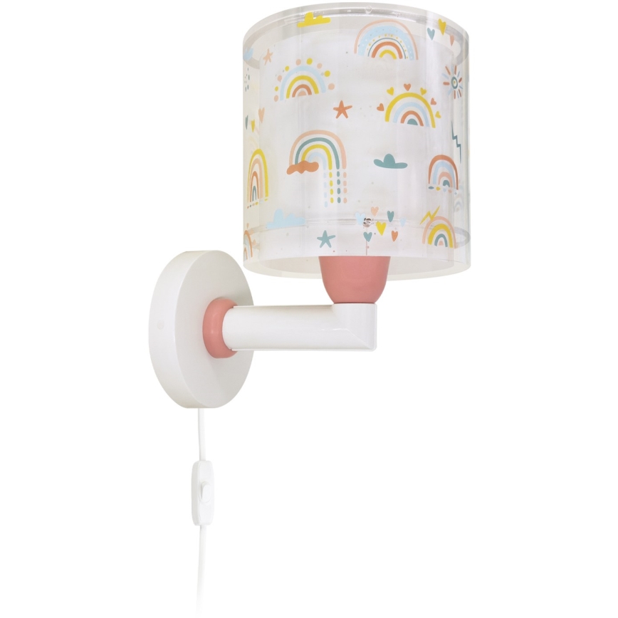 Dalber 41199 - Lampada da parete per bambini RAINBOW 1xE27/15W/230V multicolore
