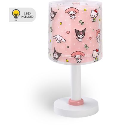 Dalber 41251 - Lampada notturna LED per bambini HELLO KITTY&FRIENDS 1xG4/4W/230V rosa