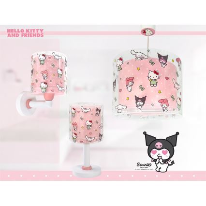 Dalber 41251 - Lampada notturna LED per bambini HELLO KITTY&FRIENDS 1xG4/4W/230V rosa