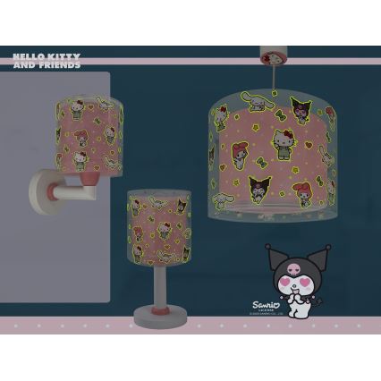 Dalber 41251 - Lampe LED pour enfants HELLO KITTY&FRIENDS 1xG4/4W/230V rose