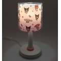Dalber 41251 - LED-Kinderlampe HELLO KITTY&FRIENDS 1xG4/4W/230V rosa