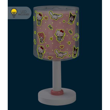Dalber 41251 - LED-Kinderlampe HELLO KITTY&FRIENDS 1xG4/4W/230V rosa