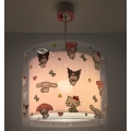 Dalber 41252 - Lustre pour enfants HELLO KITTY&FRIENDS 1xE27/15W/230V rose