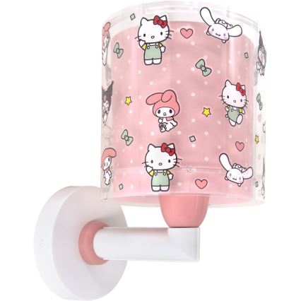 Dalber 41259 - Lampe murale pour enfants HELLO KITTY&FRIENDS 1xE27/15W/230V rose