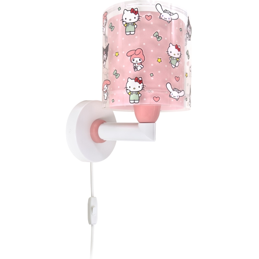 Dalber 41259 - Lampe murale pour enfants HELLO KITTY&FRIENDS 1xE27/15W/230V rose