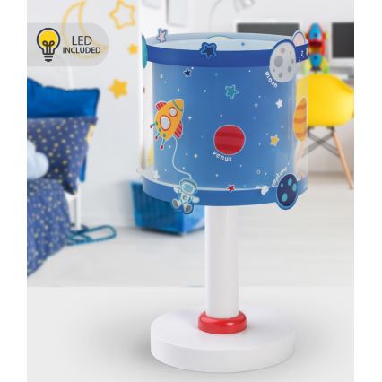 Dalber 41341N - Lampada LED per bambini PLANETS 1xG4/4W/230V blu