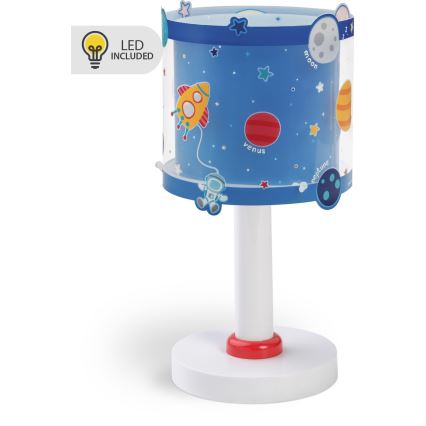 Dalber 41341N - Lampada LED per bambini PLANETS 1xG4/4W/230V blu