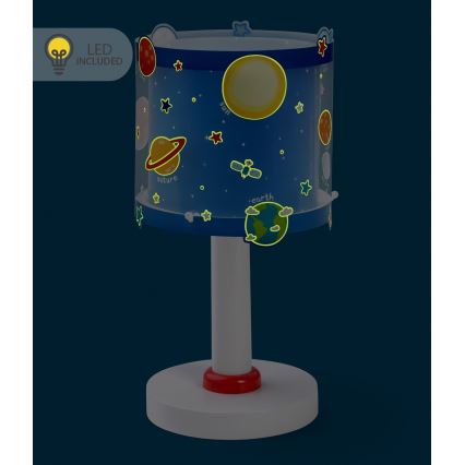 Dalber 41341N - Lampada LED per bambini PLANETS 1xG4/4W/230V blu