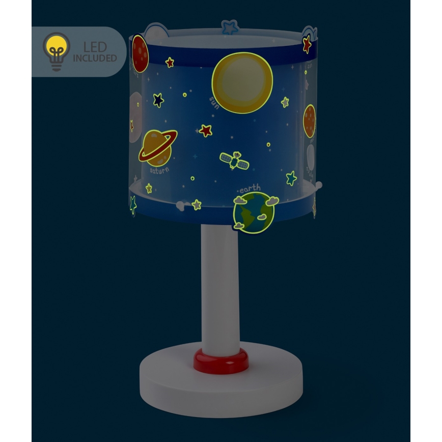 Dalber 41341N - Lampada LED per bambini PLANETS 1xG4/4W/230V blu