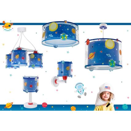 Dalber 41341N - Lampada LED per bambini PLANETS 1xG4/4W/230V blu