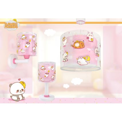 Dalber 41762S - Lustre pour enfants KAWAII FRIENDS 1xE27/15W/230V rose