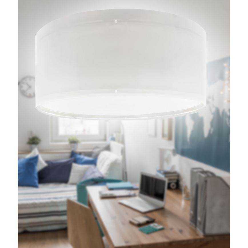 Dalber 42006E - Plafoniera per bambini COLOR LIGHT 2xE27/15W/230V bianco