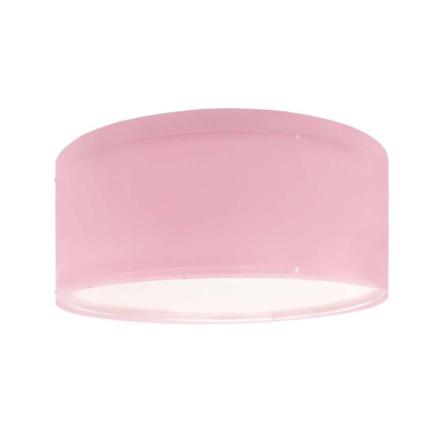 Dalber 42006S - Plafoniera per bambini COLOR LIGHT 2xE27/15W/230V rosa