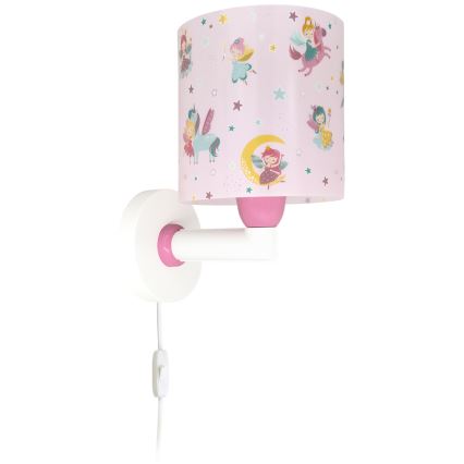 Dalber 42499 - Lampada da parete per bambini FAIRY DREAMS 1xE27/15W/230V