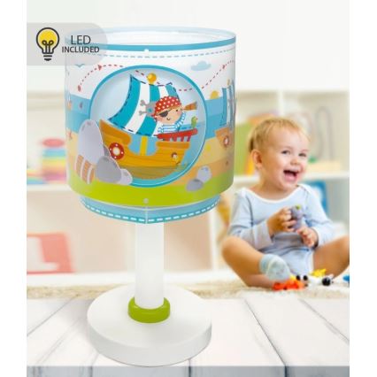 Dalber 60651N - Lampada da comodino LED per bambini PIRATE ISLAND 1xG4/4W/230V multicolore
