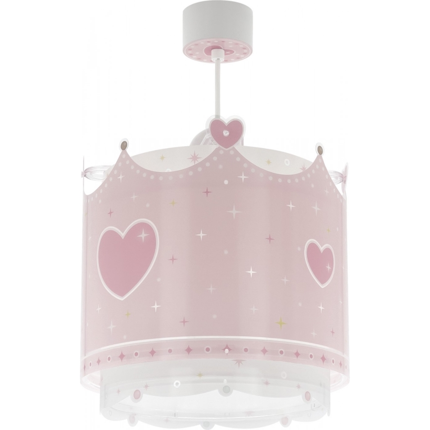 Dalber 61102 - Lustre enfant LITTLE QUEEN 1xE27/60W/230V