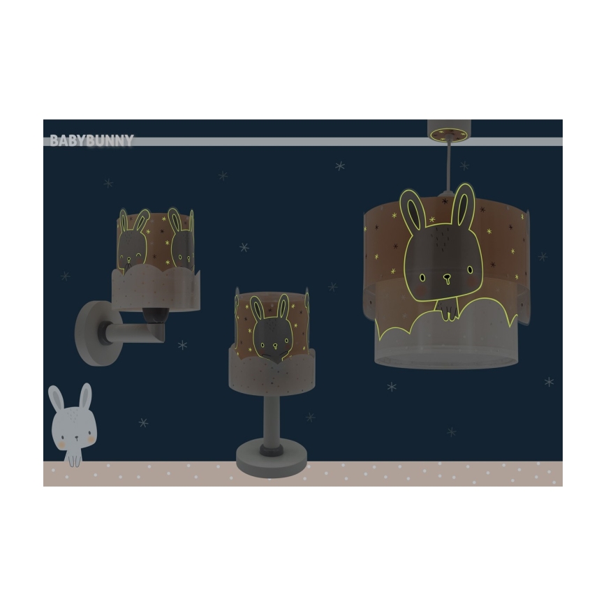 Dalber 61151S - Lampe d'enfant BUNNY 1xE14/40W/230V orange