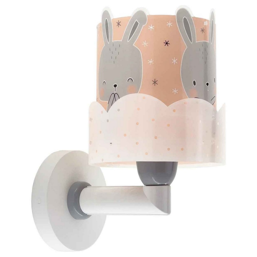 Dalber 61159S - Applique per bambini BUNNY 1xE27/60W/230V arancio