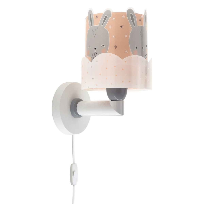 Dalber 61159S - Applique per bambini BUNNY 1xE27/60W/230V arancio