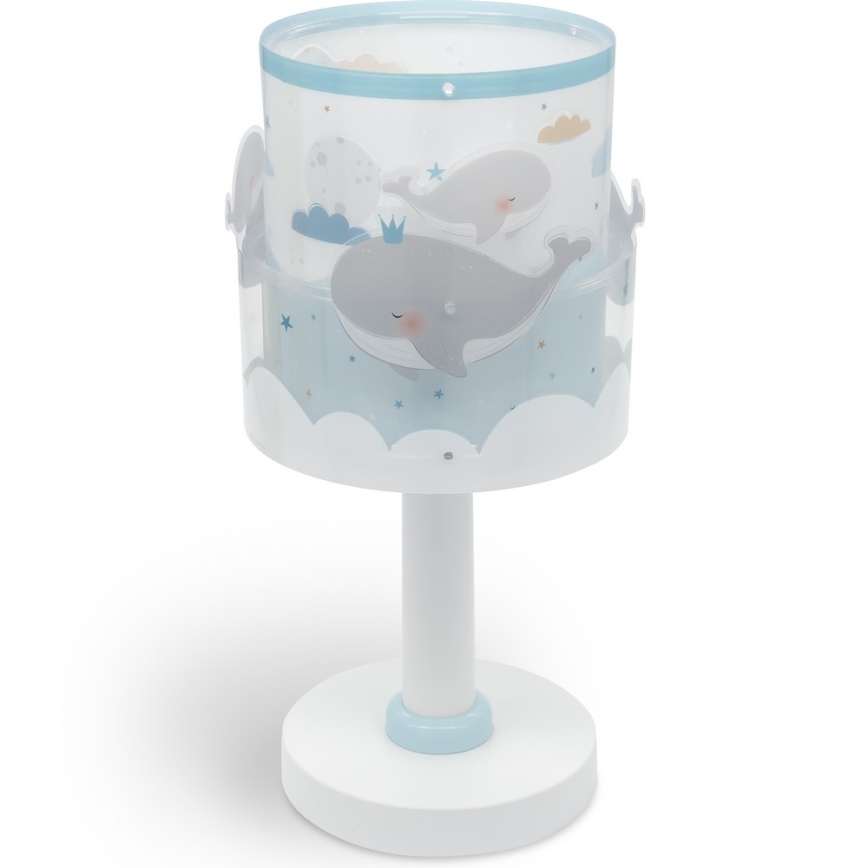 Dalber 61171T - Lampada per bambini WHALE DREAMS 1xE14/8W/230V blu